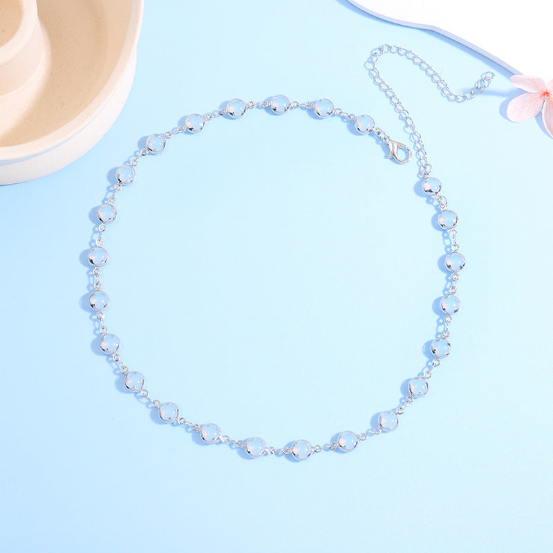 Floral Charm Choker Halskette Brehn 1788164322