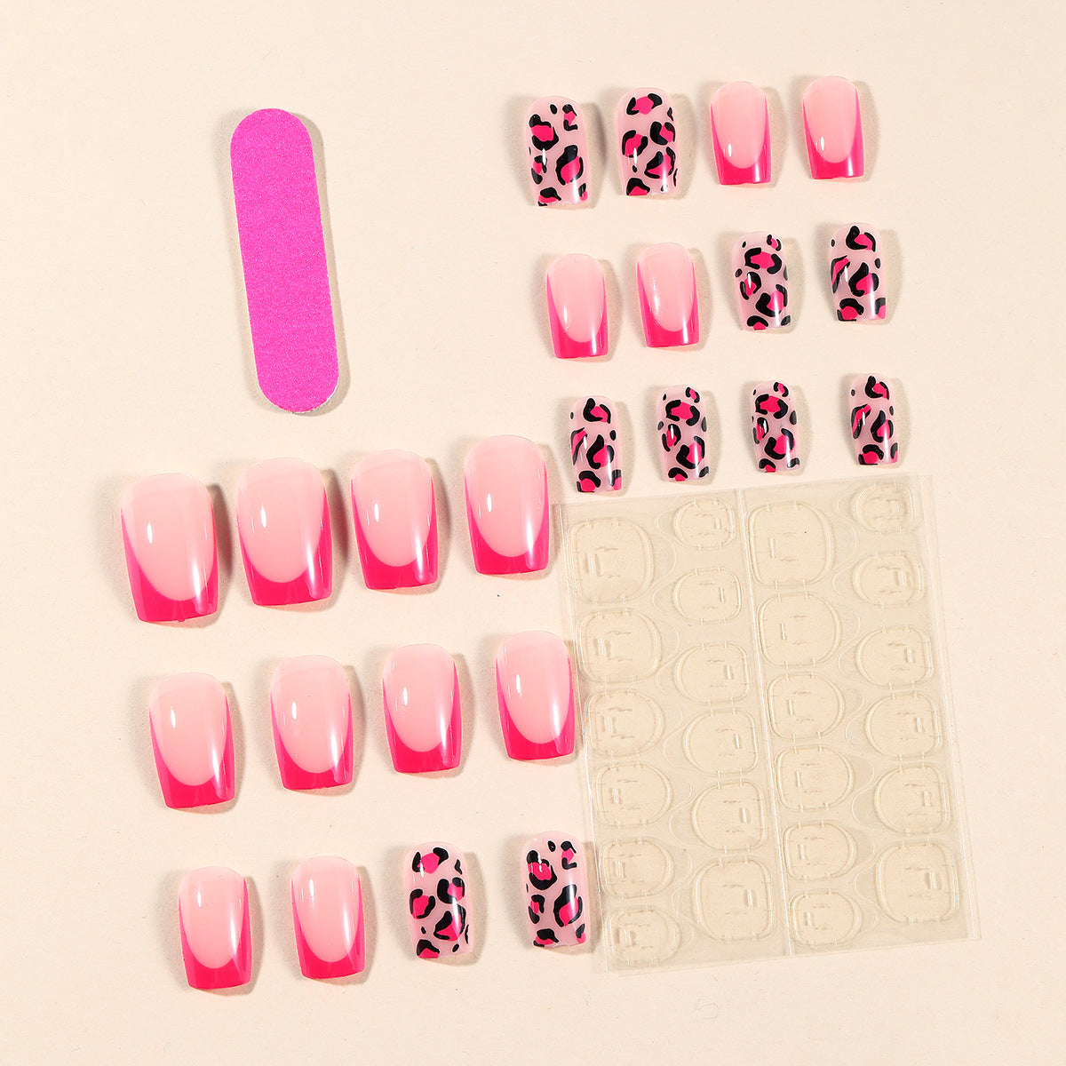 Stilvolle Leopard-Print-Nail-Art-Erweiterungen Brehn