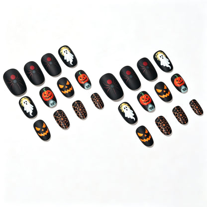 Gruseliges Halloween-Thema Nagelkunst-Set