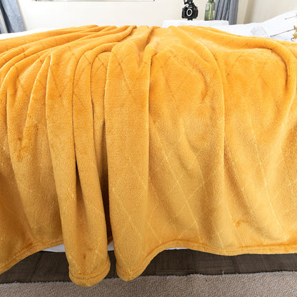 Damen Kuscheldecke aus samtigem Mikrofleece mit Steppung Brehn