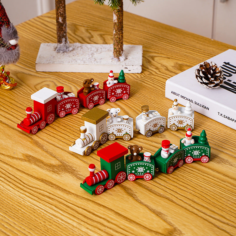 Dekoratives Weihnachtszug-Set Brehn