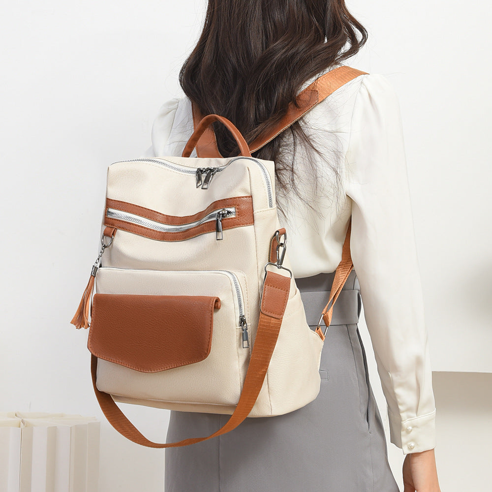 Vintage-inspirierter Leder-Rucksack Brehn