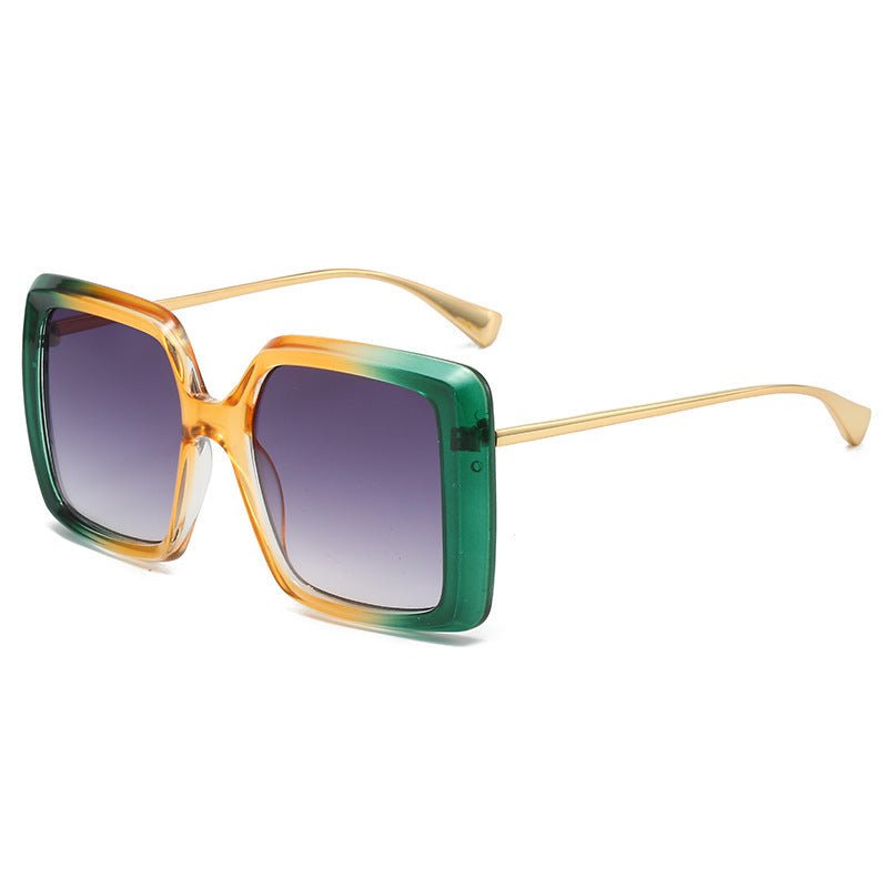 Damen oversized Sonnenbrille mit stilvollem geometrischem Design Brehn