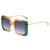 Damen oversized Sonnenbrille mit stilvollem geometrischem Design Brehn