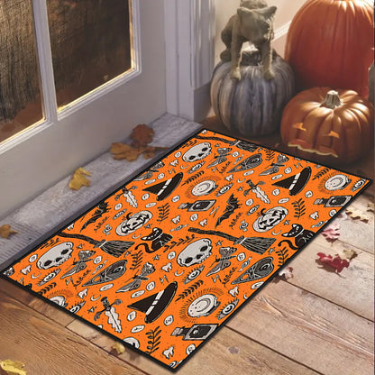 Dekorative Halloween-Themen-Türmatte