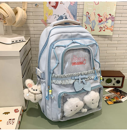 Transparenter Fronttasche Freizeit Rucksack Brehn