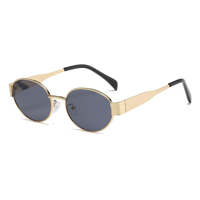 Damen stylische Metallsonnenbrille Brehn