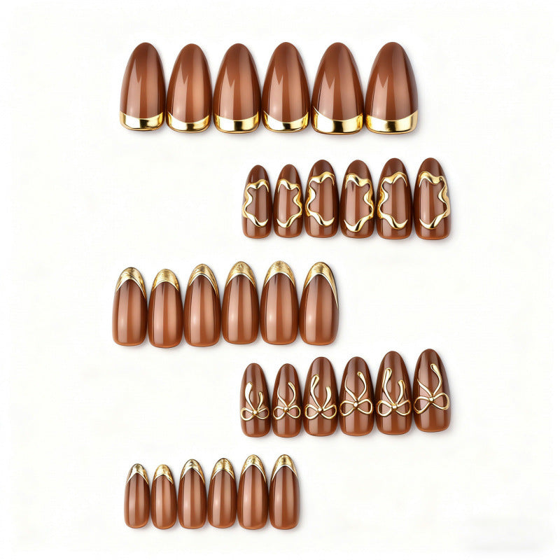 Dekoratives Press-On Nagelkunst Set Brehn