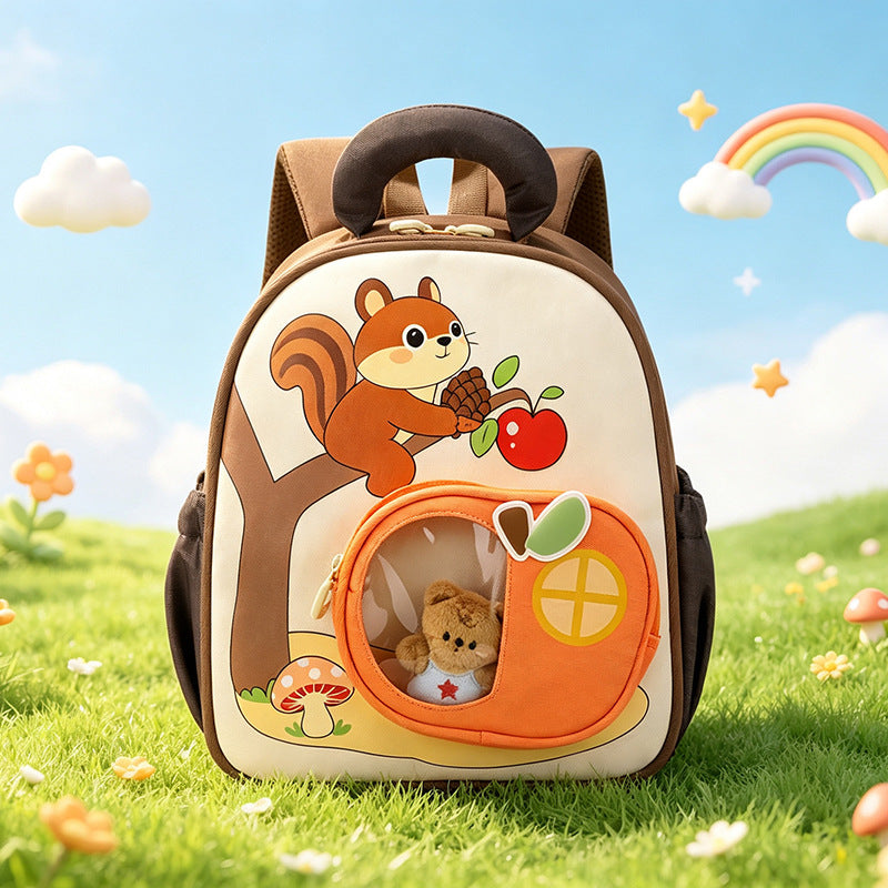 Kinderrucksack mit niedlichem Tiermotiv