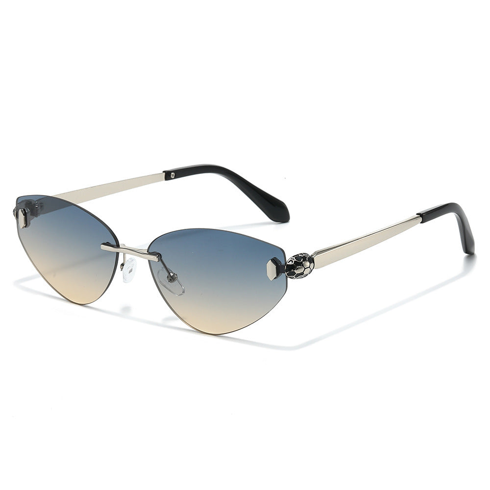 Cat-Eye Vision Shield Sonnenbrille Brehn