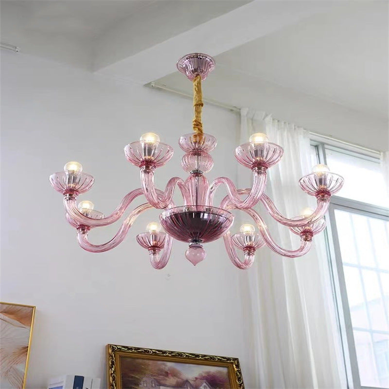 Elegante Glas-Kronleuchter