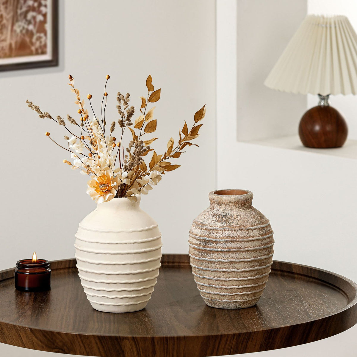 Elegante Keramik Vase Brehn
