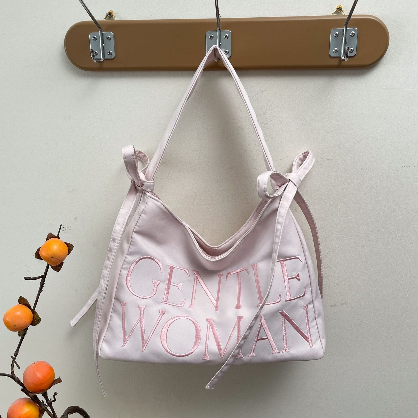 Stylische Satin Bucket Bag Brehn