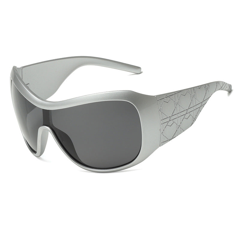 Sportive Herren-Wrap-Around-Sonnenbrille Brehn