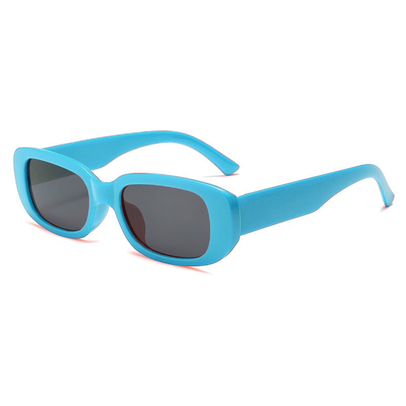 Damen Modische rechteckige Sonnenbrille mit verstellbaren Nasenstege Brehn