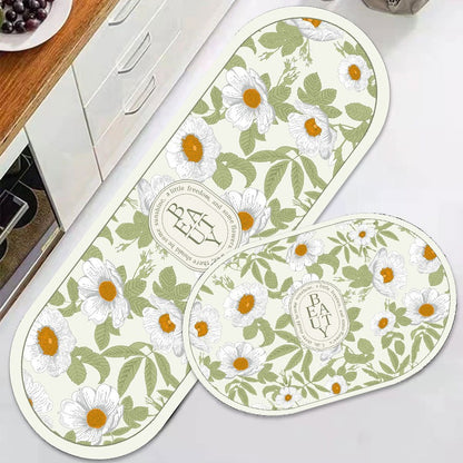 Floral Design Anti-Fatigue Küchenmatte Brehn