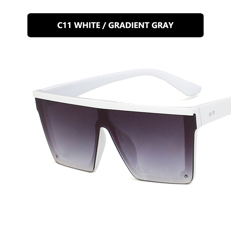 Damen futuristische Sonnenbrille im schützenden Oversized-Format Brehn