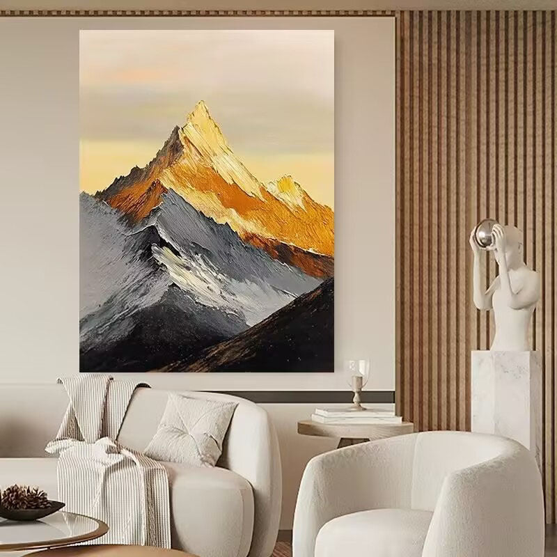 Texturierter Berglandschaft Kunstdruck