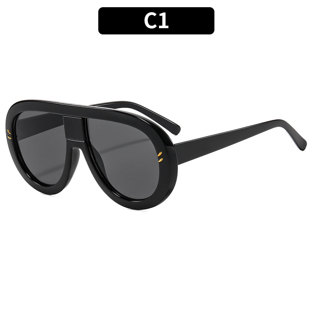Futuristische Übergroße Schild Sonnenbrille