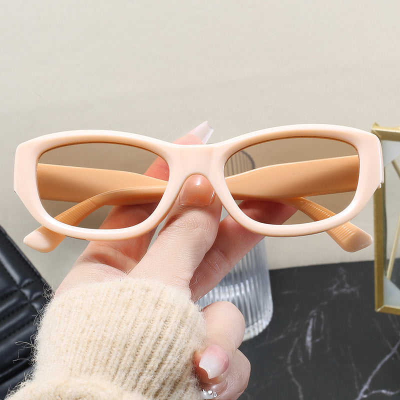 Damen modische Cat-Eye Sonnenbrille mit flexiblem Rahmen und UV-Schutz Brehn