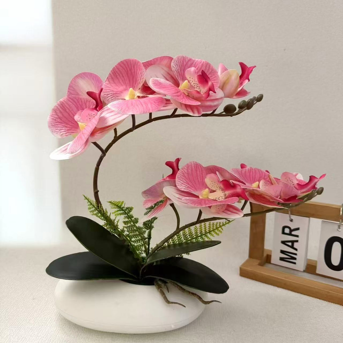 Lebensechter Orchideen-Mittelstück