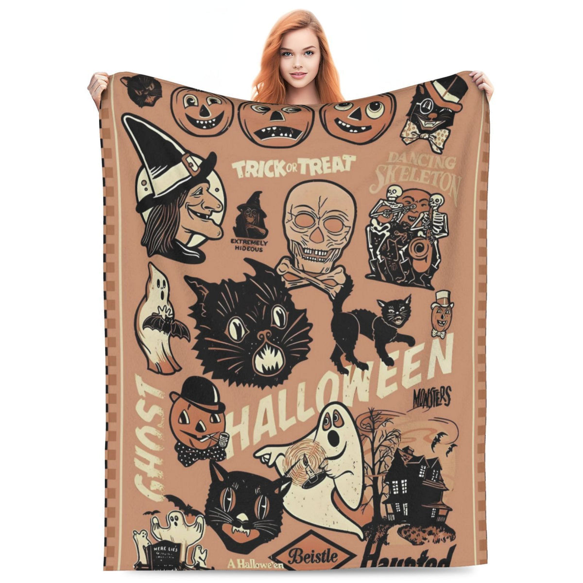 Halloween-Themen Gemütliche Fleece-Decke