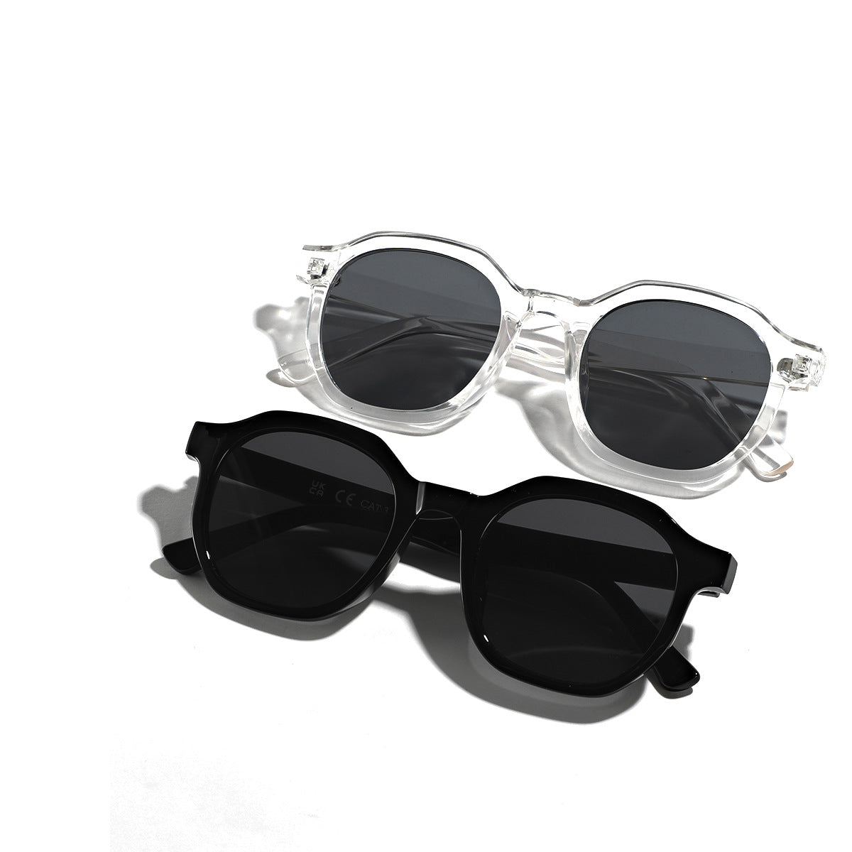 Damen stilvolle Sonnenbrille im modernen, kantigen Design Brehn