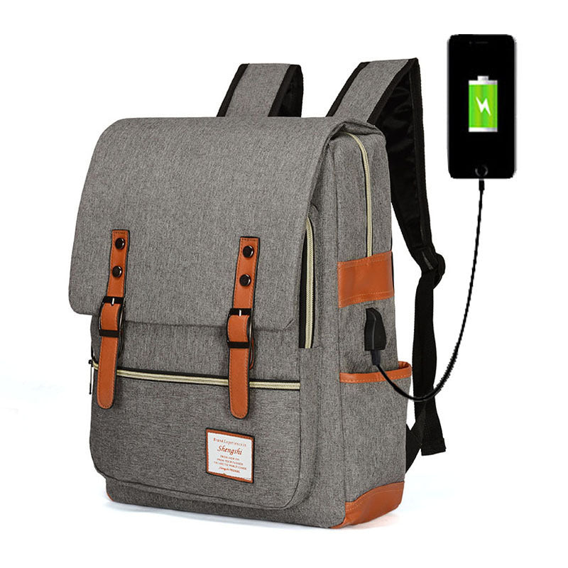 Stylischer Multi-Taschen-Rucksack Brehn