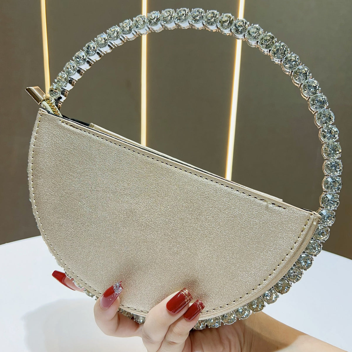 Kristallgriff Abendtasche