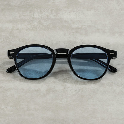 Vintage-inspirierte runde Rahmen-Sonnenbrille Brehn