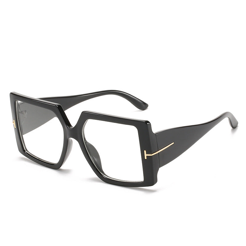 Oversized Geometrische Schild Sonnenbrille Brehn