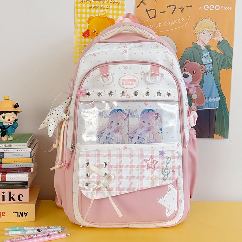 Stylische Grafikdesign-Schulrucksack Brehn