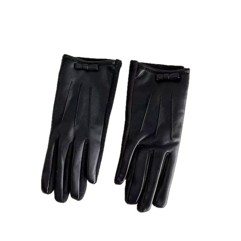 Elegante Leder Touchscreen Handschuhe Brehn