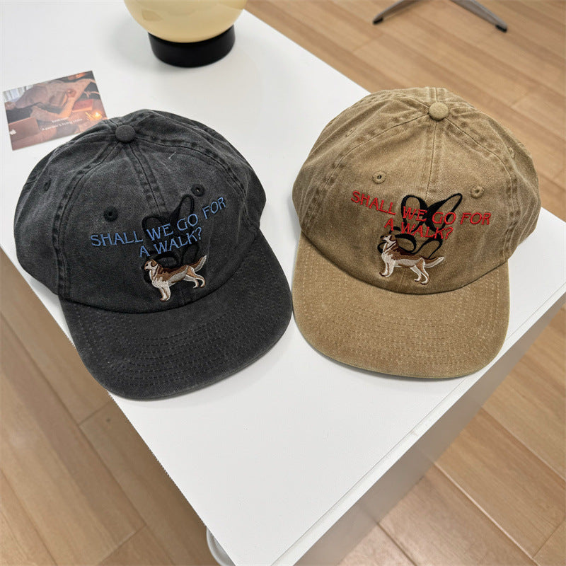 Unisex Lustige Bestickte Hundethemen Kappe Brehn