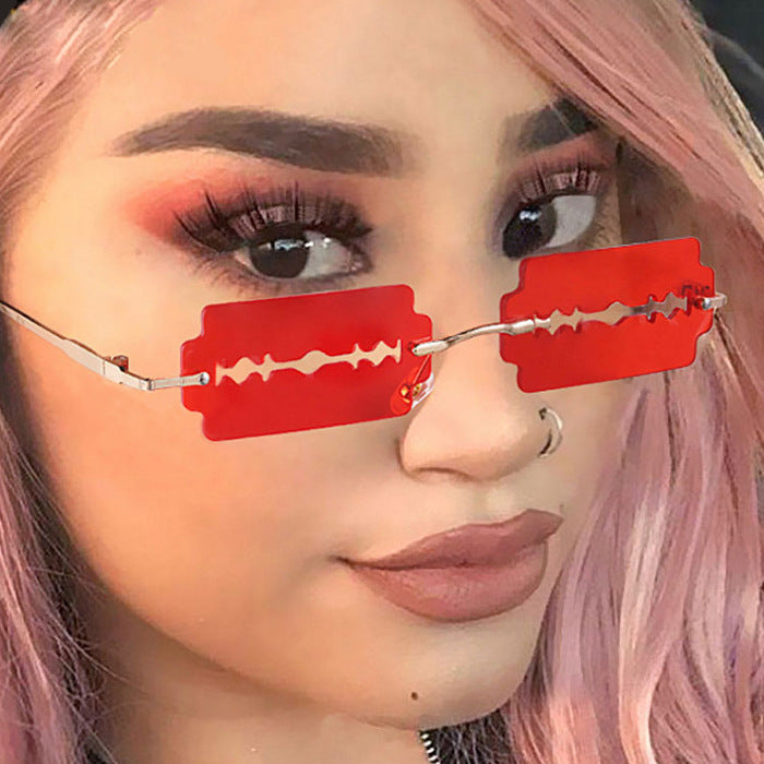 Damen Modische Retro-Sonnenbrille im einzigartigen Design Brehn
