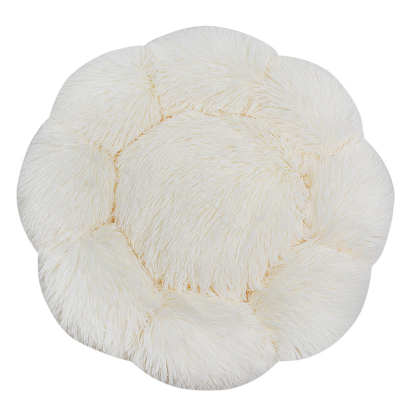 Blumenförmiges Plüsch-Hundebett