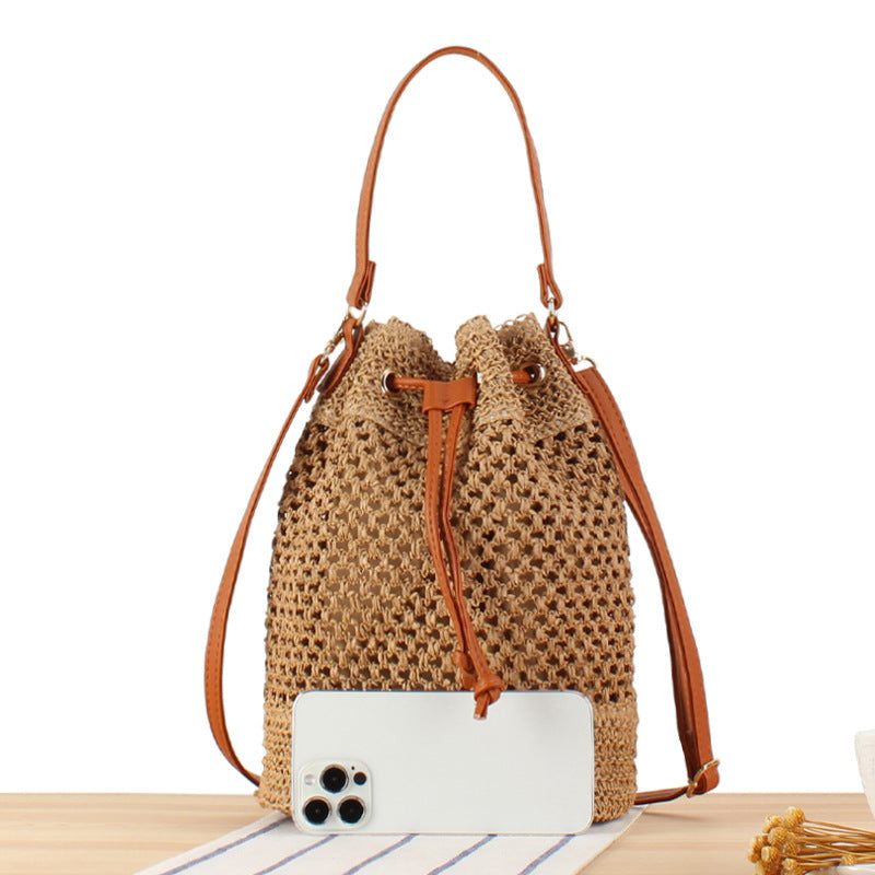 Handtasche mit Praktischer Kordelzugverstellung Brehn