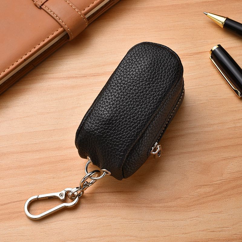 Kompakte Leder Schlüsselanhänger Tasche Brehn