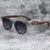 Vintage-inspirierte quadratische Sonnenbrille Brehn