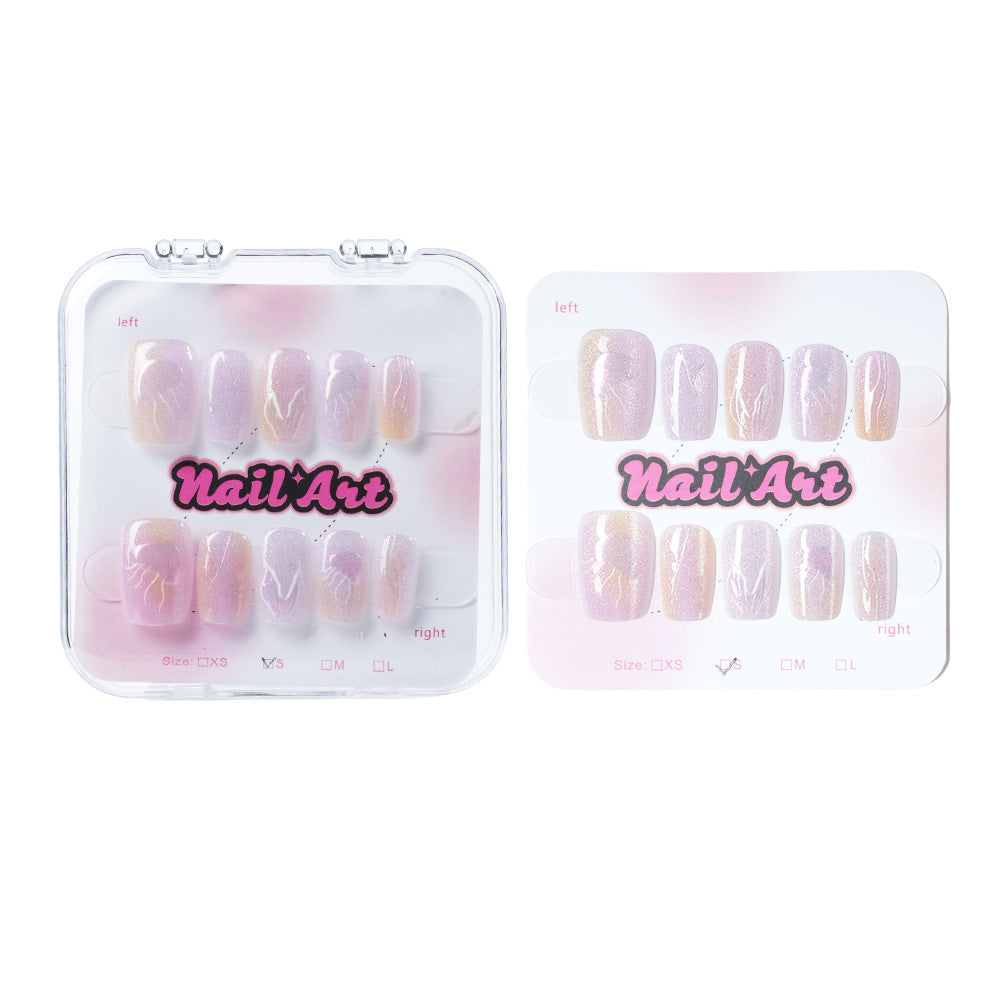 Langanhaltendes Künstlerisches Press-On Nail Set Brehn