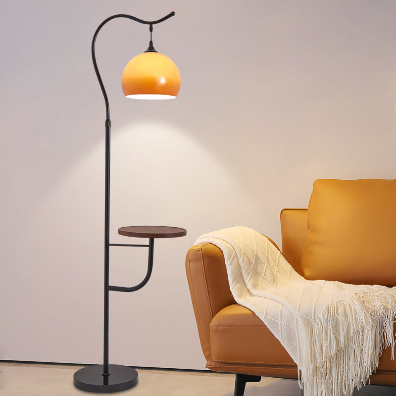 Moderne Bogen Stehlampe mit Beistelltisch