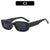 Minimalistische Quadrat Rahmen Sonnenbrille