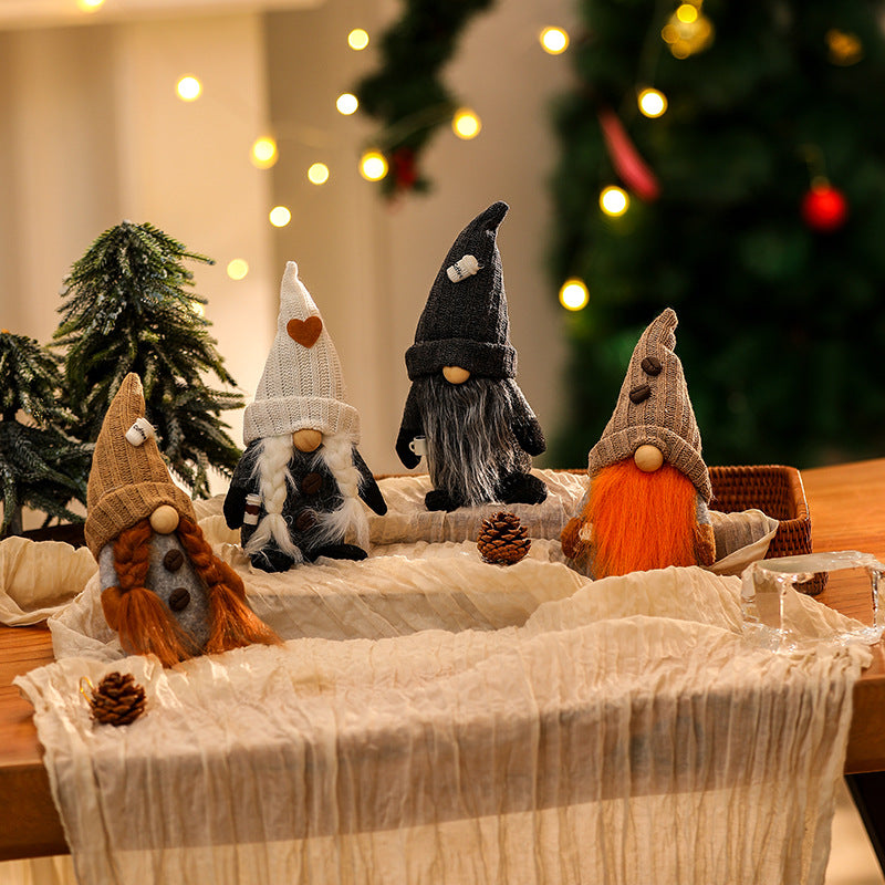 Dekorative Weihnachtsgnom Figur Brehn