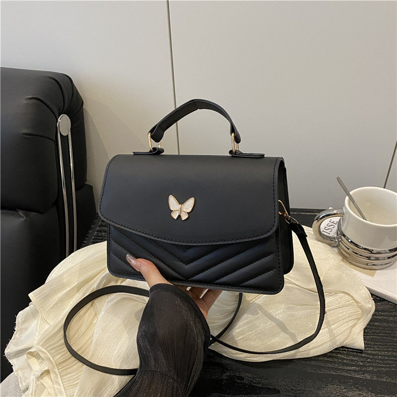 WoElegant Gepolsterte Leder Satchel Tasche Brehn