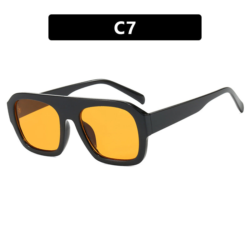 Damen modische Sonnenbrille im schützenden Oversized-Format Brehn