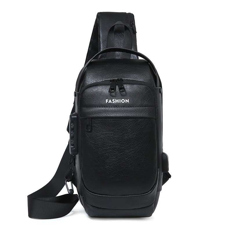 Vielseitige Leder Crossbody Sling Bag Brehn