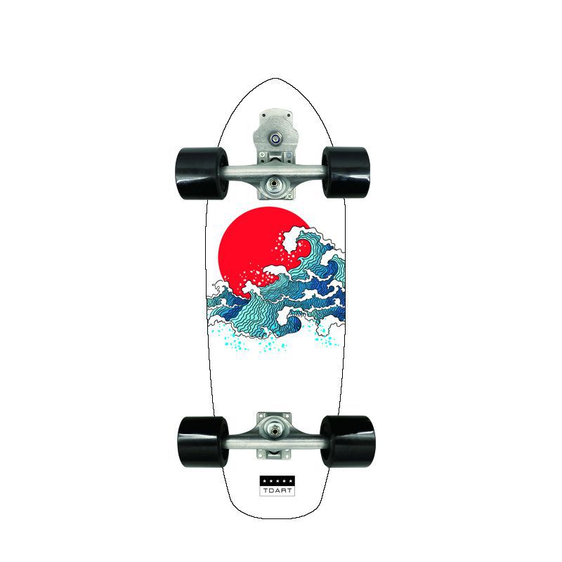 Retro-inspirierter Mini Cruiser Skateboard Brehn