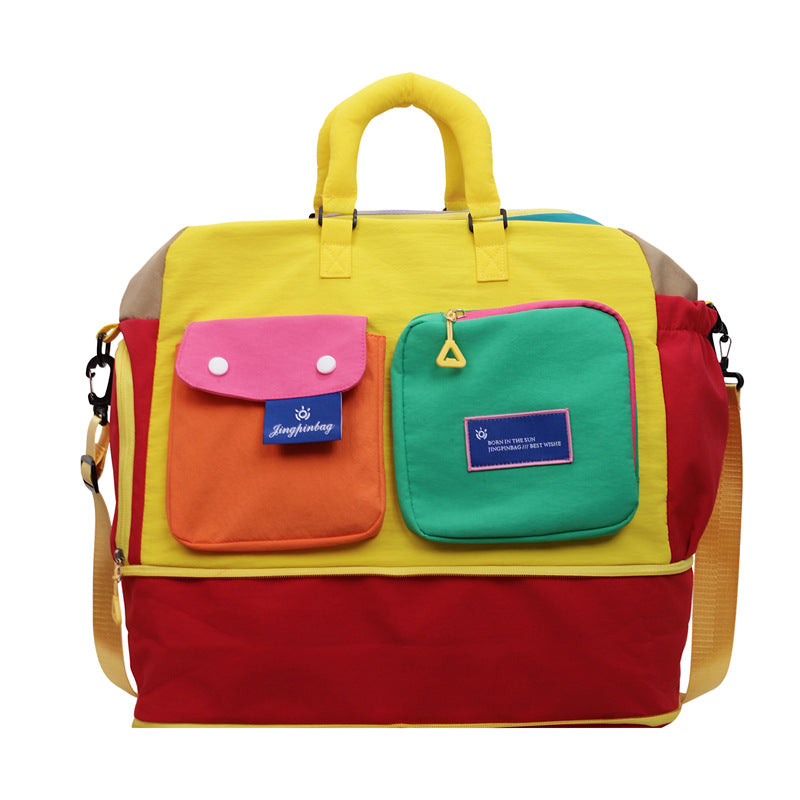 Bunte Multi-Taschen Reise-Duffle