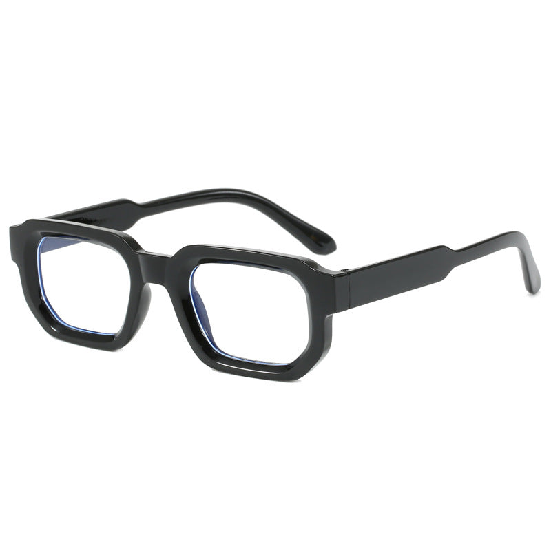 Damen Modische quadratische Sonnenbrille mit klarem Rahmen Brehn