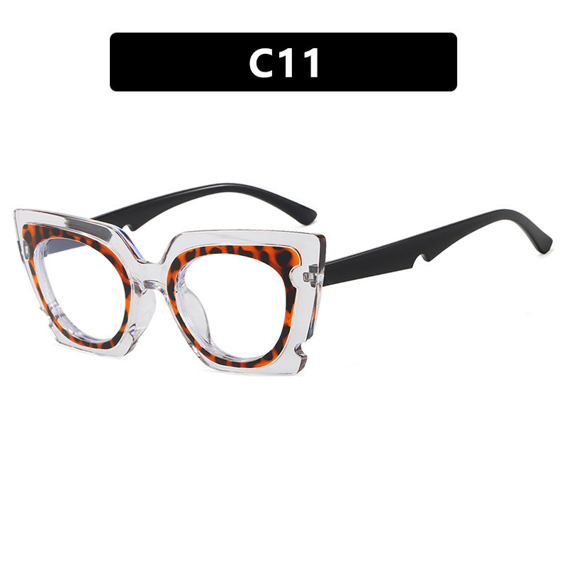 Damen oversized Sonnenbrille mit extravagantem Rahmen und UV-Schutz Brehn